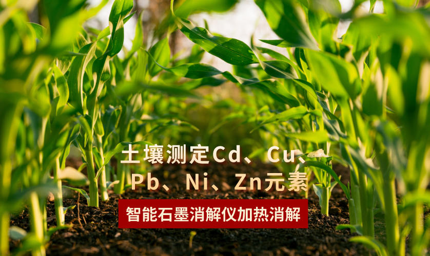 智能石墨消解儀加熱消解土壤測定Cd、Cu、Pb、Ni、Zn元素