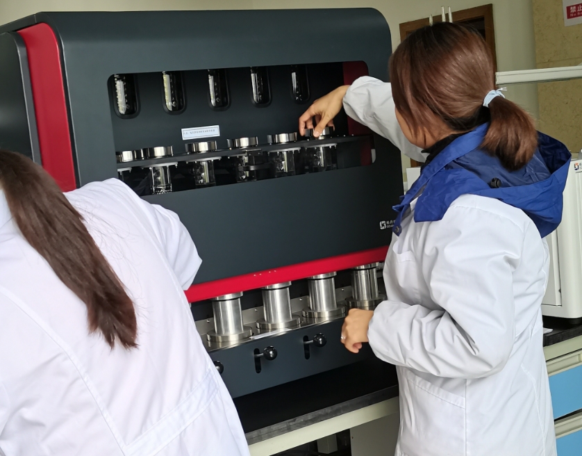 格丹納索氏提取儀操作培訓(xùn)現(xiàn)場(chǎng)